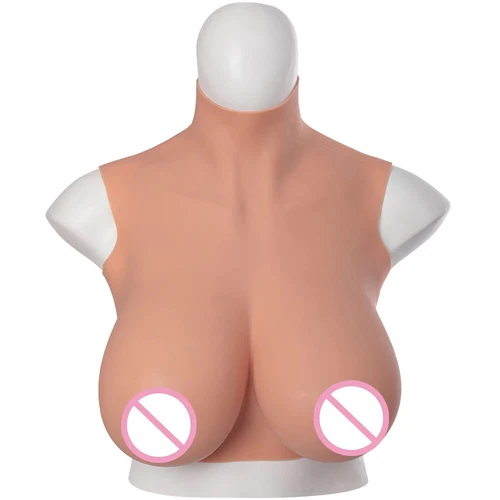 Übergröße kein Öl Crossdressing Brust bildet gefälschte Silikonbrust bildet riesige Brüste - Bild 9 von 27