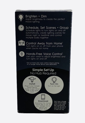 C by GE Soft White Smart Light Bulb LED A19 Google Amazon Alexa New - Picture 5 of 6