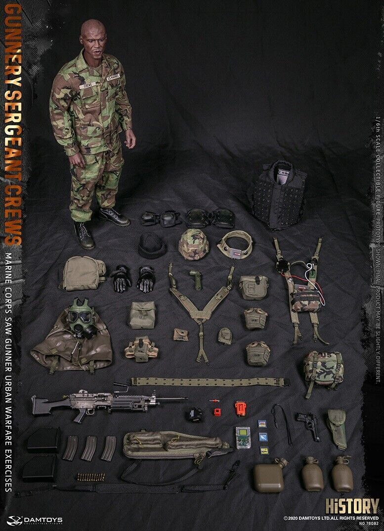 DAMTOYS 1/6 78082 MCS Gunnery Sergeant Crews Urban Warfare