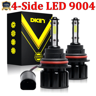 #ad 2x 9004 HB1 LED Headlight Bulbs High Low Dual Beam 6000K White Super Bright 120W $15.69