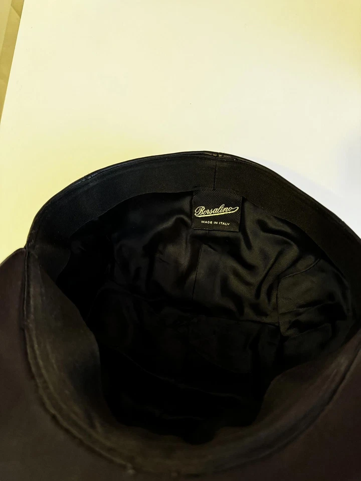 Gorra de cuero Borsalino Foto 4 de 4