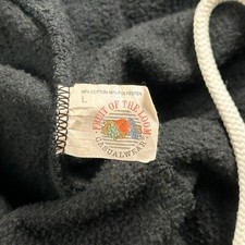 Vintage 70s FOTL Fleece Sweatpants Adult L Black Made In USA Champion 1970s