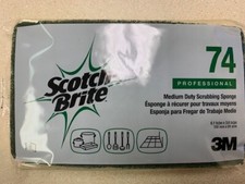 SCOTCH BRITE MED DUTY SCRUB SPONGE 6.1" X 3.6" X 0.7" 3M 74