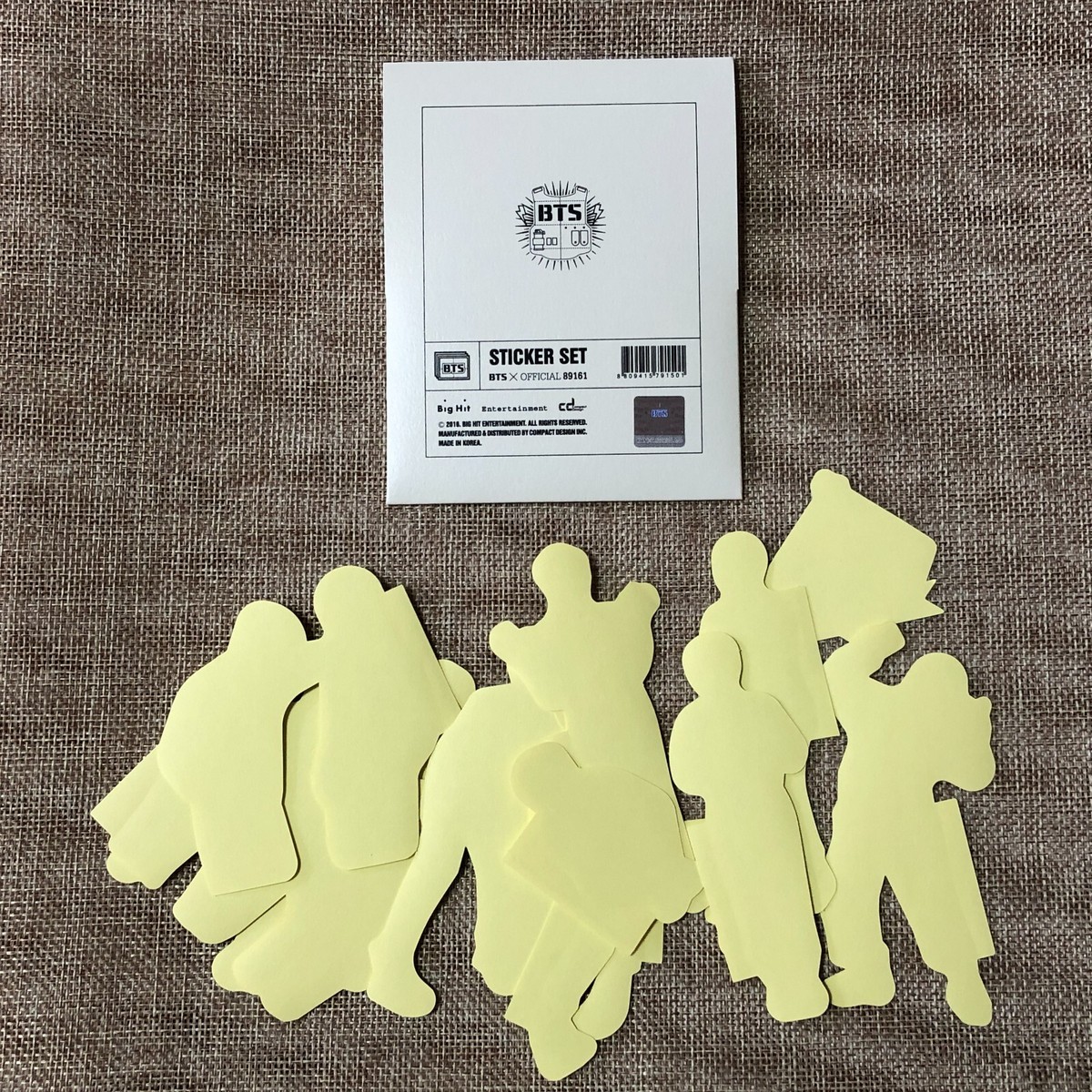 BTS GROUP [ 2nd Muster ZIP CODE 22920 ] Official Sticker Set