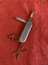 Stainless Steel Mini Multi-Tool Keychain Pocket Knife