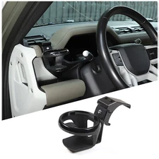 Black Dashboard Expanded Cup Bottle Holder Fit For Land Rover Defender 20-23