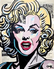 CORBELLIC EXPRESSIONISM 16X20 MARILYN MONROE MOVIE ART HOME INTERIOR DESIGN