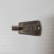 National Lock Company Cabinet Key Freezer 5 Sided Pentagon Vintage Metal
