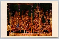 Postcard: Ajanta, Cave No. 2, Dinesh Baukhandi, Begumpura, Divided, Unposted