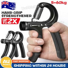 5~60Kg Adjustable Power Hand Grip Forearm Exerciser Gripper Strengthener Trainer