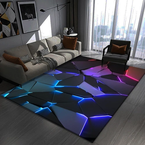Gaming Creative Video Gamer Mat Rug Non-slip Non-Slip Carpet Home Door - Picture 12 of 14