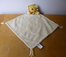 Jellycat Chime Chums Yellow Lion Soother Baby Comforter Blankie Striped