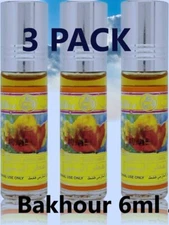 Bakhour- 6 ml (.2oz) Roll-on Perfume Oil by Al-Rehab (3 PACK)Unisex