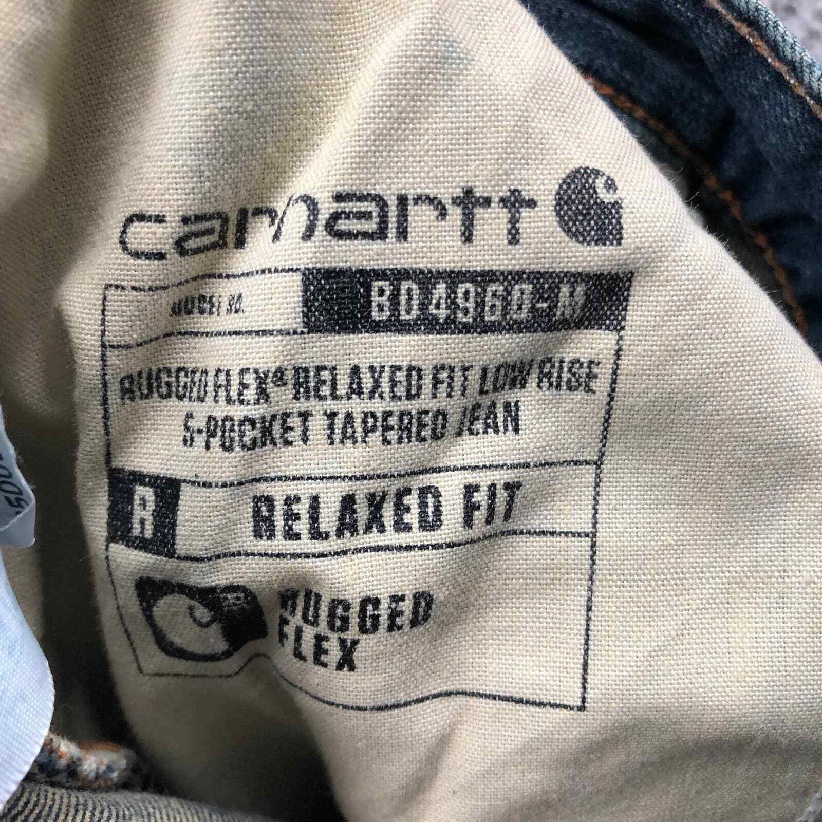 Carhartt Rugged Flex Tapered Jeans Mens 44X30 Relaxed Low Rise 5Pocket