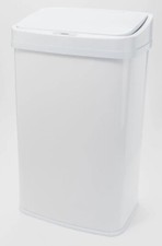 NINESTARS DZT-50-28 Automatic Touchless Motion Sensor Trash Can 13.2 Gal - WHITE
