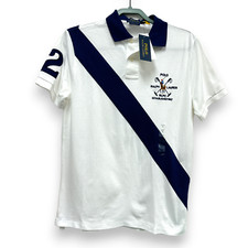 Polo Ralph Lauren Custom Slim Fit Polo Shirt -WHITE- Size: M New With Tags