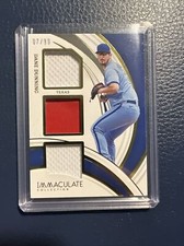 DANE DUNNING 2022 Panini Immaculate Materials Triple Patch Relic /99 PACK FRESH!