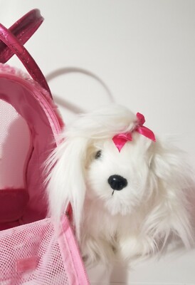 Aazon.co: Pucci Pups – Plush Puppy – Dog Carrier – Toy Altese – Pink...