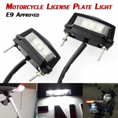 2Pcs 3 LED 12V Kennzeichenleuchte Beleuchtung Nummernschild- Anhänger Universal