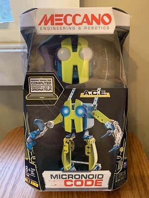 Hard to Find NEW Sealed Box Meccano Engineering & Robotics 17403 Micronoid Code