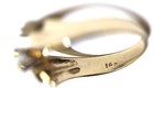 GIA certified 14k yellow gold .48ct marquise diamond engagement ring 5.1g 9 — photo 8