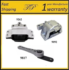 3PCS Motor & Trans Mount For 2009-2017 Volkswagen CC 2.0L