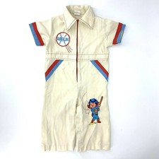 Rare Vintage 1978 DC Comics Superman Toddler 24M Embroidered Jumpsuit Costume 2T