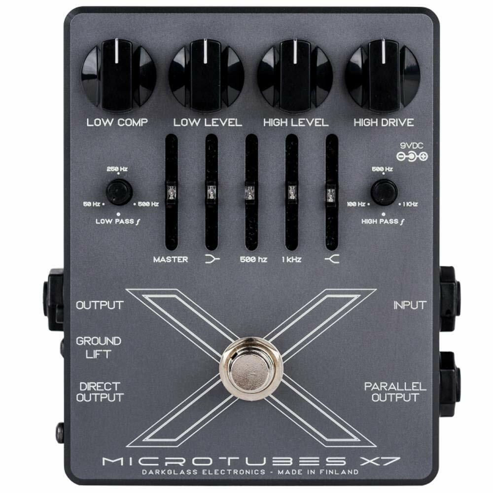 New Darkglass Electronics Effector Bass Preamp / Distortion Microtubes X7