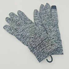 Men's Touch-Screen Gloves Space-Dyed Sizes M/L Grey Athletech