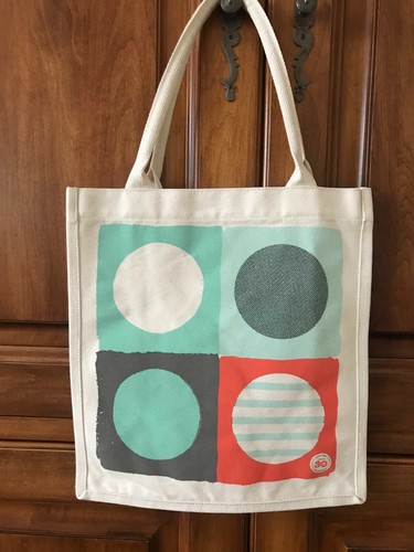 Fossil Canvas Tote Bag Reusable Grocery 