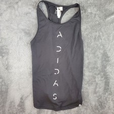 Adidas Shirt Women's S Black Tank Top Training Gym Active Athletic CW2202