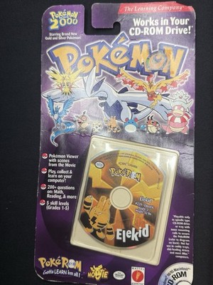 Mattel Interactive Pokemon the Movie 2000 PokeROM Elekid Collectible CD ROM