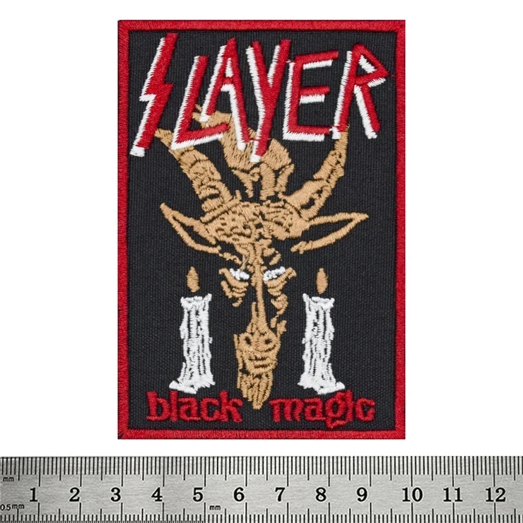 Death Band Logo Large Embroidered Sew-On Back Patch for Jacket Vest