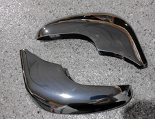 56 57 C1 Corvette Lhrh Chrome Front License Bumperettes--gm 3724970--rechromed