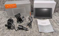 Portable Apple Carplay Screen for Car, 7" HD Car Stereo Touchscreen   New  