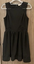 Love Ady Womens Black Sleeveless ZIP Up Back Dress Size M