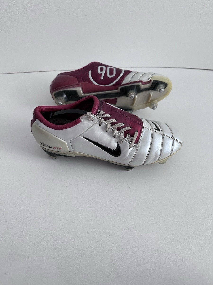 NIKE AIR ZOOM TOTAL 90 ホワイト×ブラック×レッド Nike Total 90 Air Zoom Red White Football Soccer Cleats Boots US10