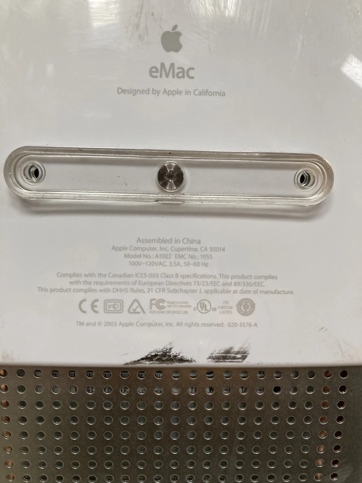 Apple eMac A1002 All in One Vintage Computer PC G4 with Keyboard and Mouse Works - Image 4 of 4