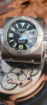 MINT CONDITION LIMITED EDITION  AZIMUTH XTREME 1 DEEP DIVER TITANIUM 46MM 2000M
