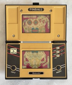 1983 Nintendo Game & Watch Multi Screen Pinball Fully Tested & Working