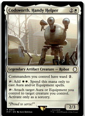 Codsworth, Handy Helper 14 Universes Beyond: Fallout Magic: The Gathering NM