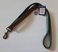 TOP PAW Green  Aqua Poly Blend Leash w/Accessory Ring - 4 ft.