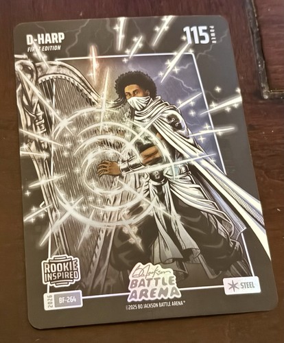 Bo Jackson Battle Arena D-Harp/Dylan Harper RC Rookie Inspired Card-Spurs/NBA