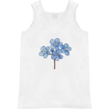 'Forget Me Not Flowers' Adult Vest / Tank Top AV055408 