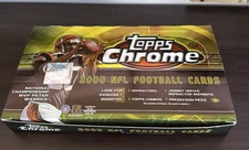 Unsealed & Opened 2000 Topps Chrome Football 24-Pack Retail Box - READ DESC