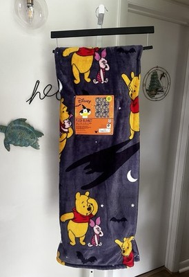 NEW Disney Winnie the Pooh Piglet Purple Halloween Blanket 50 x70  2026 Release