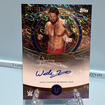 2025 Topps WWE Universe Legends Wade Barrett Auto #/199 On-Card Autograph