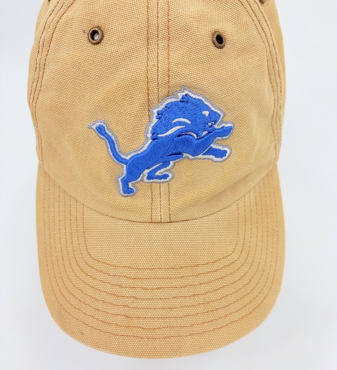 Detroit Lions ‘47 Clean Up Carhartt SnapBack Adjustable Hat NFL Faded thumbnail 2