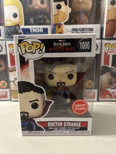 Funko Pop! Marvel Doctor Strange #1000 Gamestop Exclusive Metallic w/ Protector
