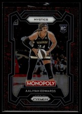 2024 Panini Prizm Monopoly WNBA #13 Aaliyah Edwards Classic Icons Red Prizm RC